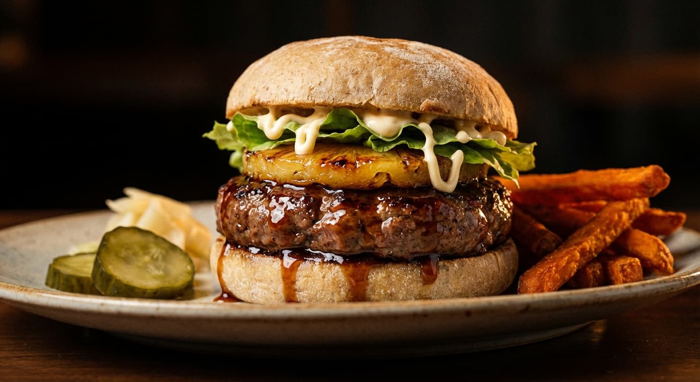 照り焼きバーガー