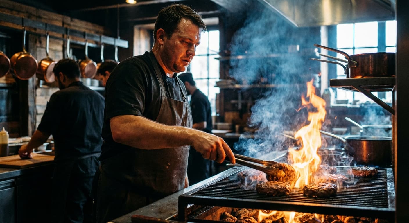 バーガークローズアップ